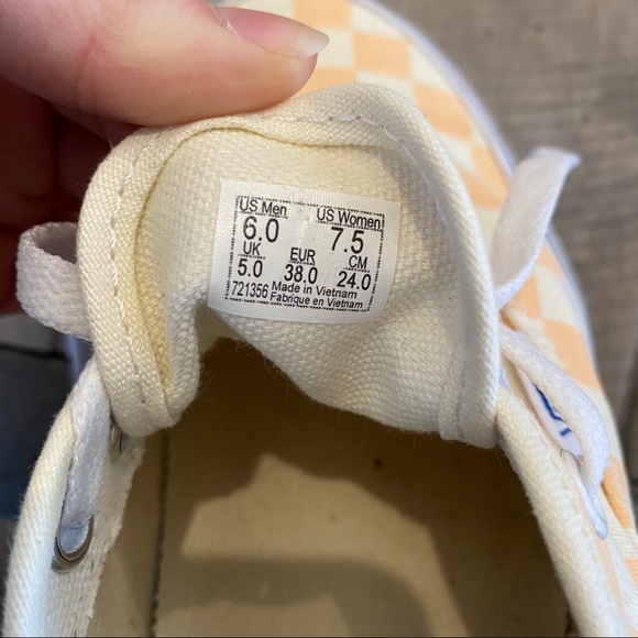 vans checkerboard authentic apricot ice - Picture 3 of 3